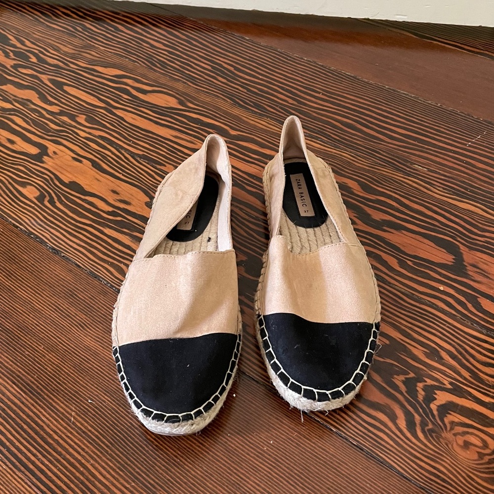 Zara slip on sandals